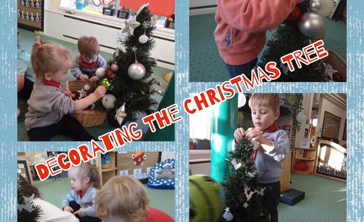 Image of Nursery - Communication And Language - Decorating The Christmas Tree