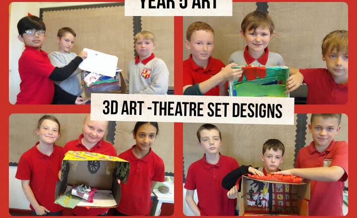 Image of Year 5 Art - 3D Art: Theatre Set Designs