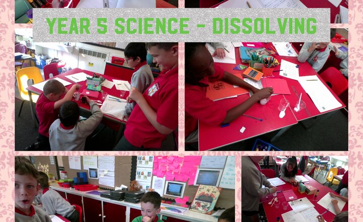 Image of Year 5 Science - Dissolving