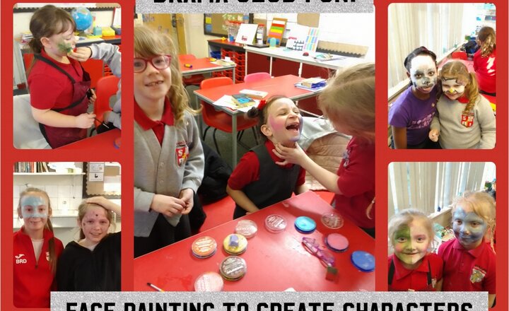 Image of Drama Club Fun - Face Painting to Create Characters