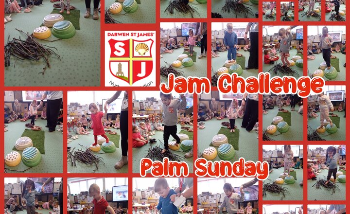 Image of Nursery / Pre-School - R.E - Palm Sunday, Walking In Jesus' Steps