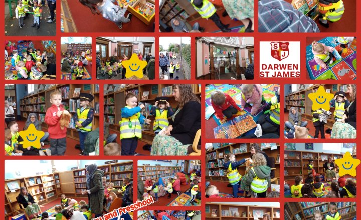 Image of Nursery and Pre-school - UTW- Visit to the Library