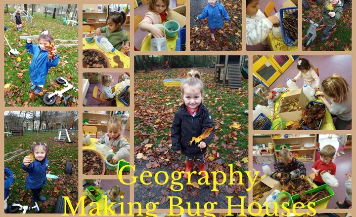 Image of Pre-School-Geography- Making Bug Houses