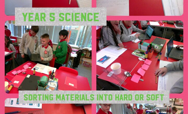 Image of Year 5 Science: Sorting Materials into Hard or Soft