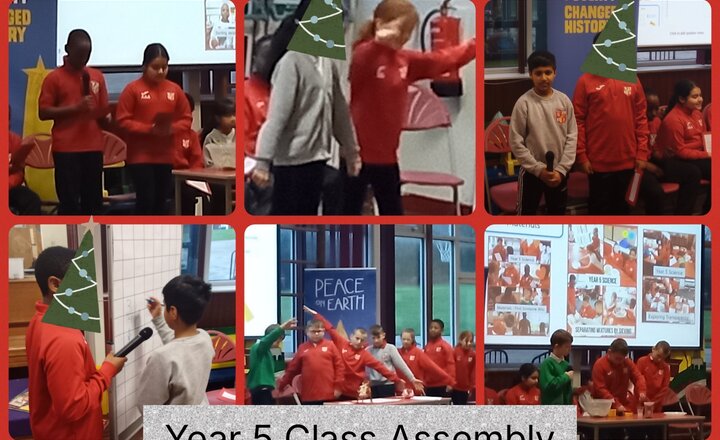 Image of Year 5 Class Assembly