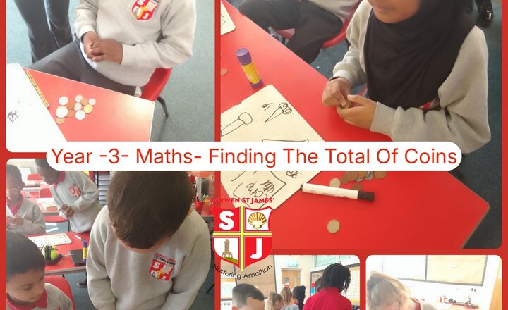 Image of Year 3 - Maths - Finding The Total of Coins
