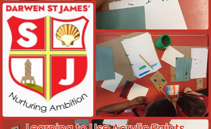 Image of Year 5 Art - Learning to Use Acrylic Paints
