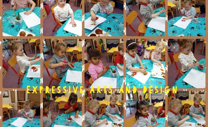 Image of Pre-School-Literacy-Painting A Monkey