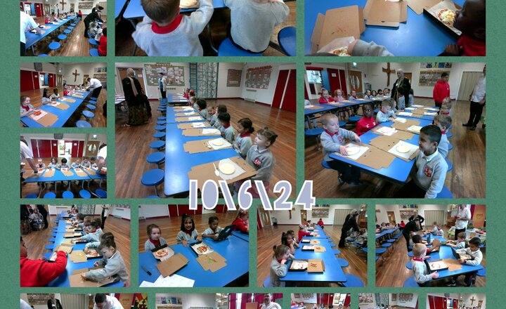 Image of Reception Class  - Pizza Making