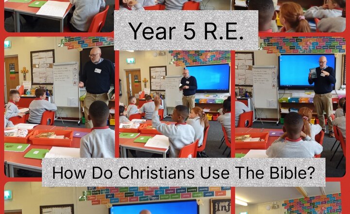 Image of Year 5 R.E. How do Christians Use the Bible?