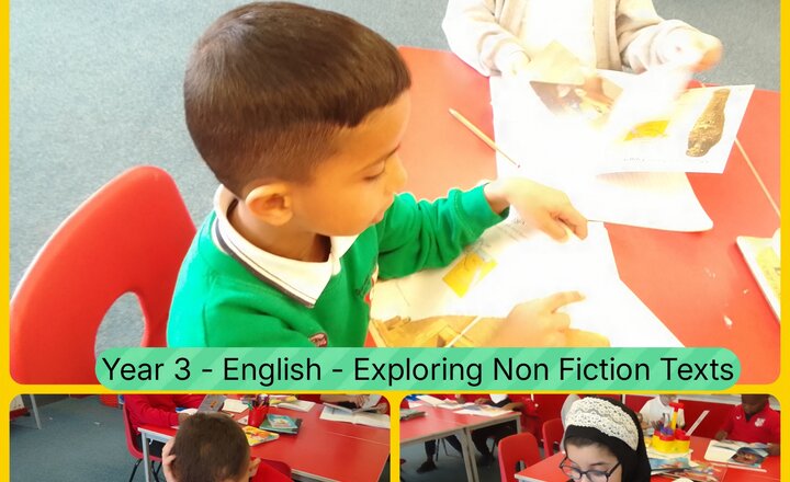 Image of Year 3 - English - Exploring Non Fiction Texts