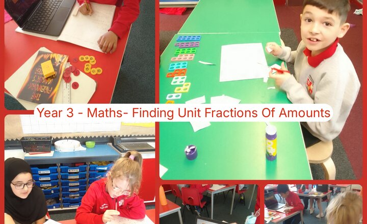 Image of Year 3 - Maths - Finding Unit Fractions Of Amounts