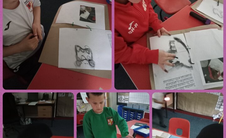 Image of Year 3 - Art - Drawing By Torchlight