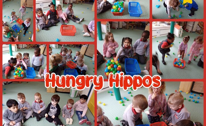 Image of Nursery / Pre-School - Maths - Hungry Hippos 