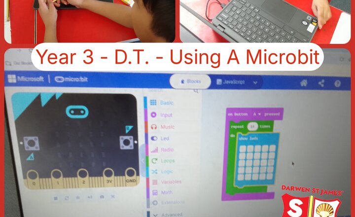 Image of Year 3 - D.T. - Using A Microbit