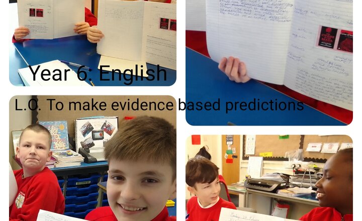 Image of Year 6 - English: To Make Evidence Based Predictions