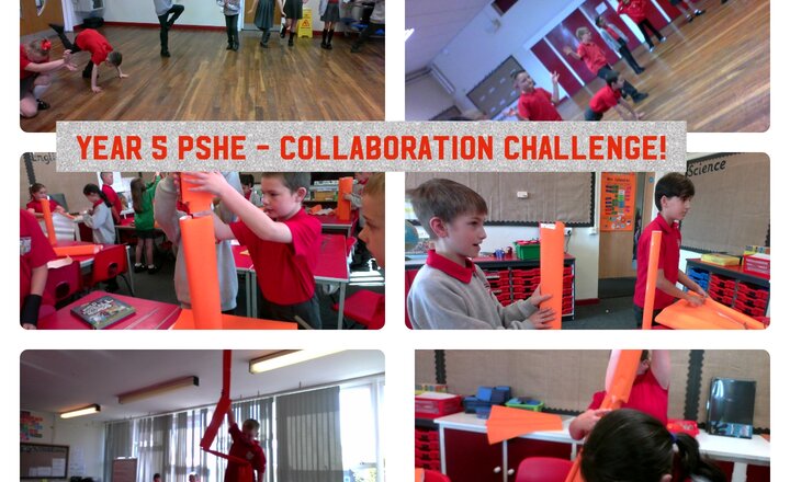 Image of Year 5 PSHE - Collaboration Challenge!