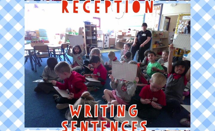 Image of Reception Class - Phonics - Writing a Sentence