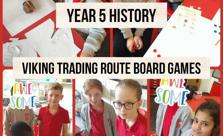 Image of Year 5 History - Viking Trading Route Board Games