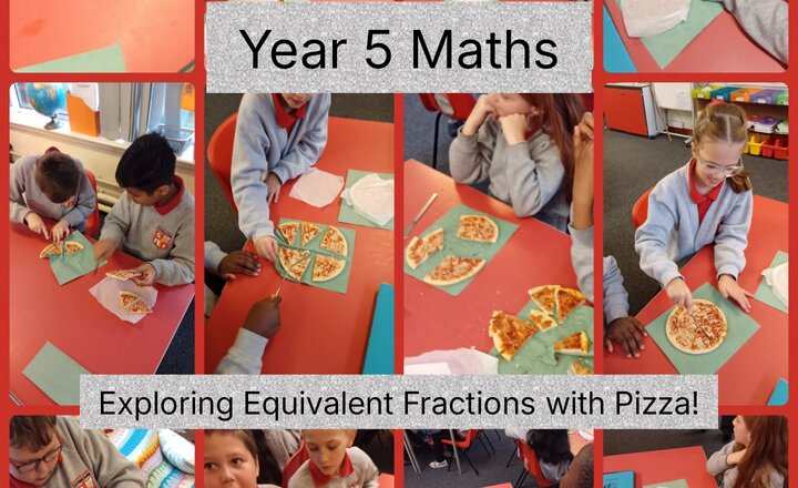 Image of Year 5 Maths - Exploring Equivalent Fractions with Pizza!