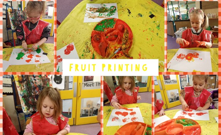 Image of Pre-School-Expressive Arts And Design-Fruit Printing