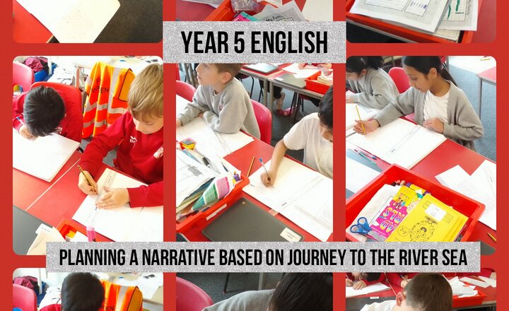 Image of Year 5 English: Planning a Narrative based on Journey to the River Sea
