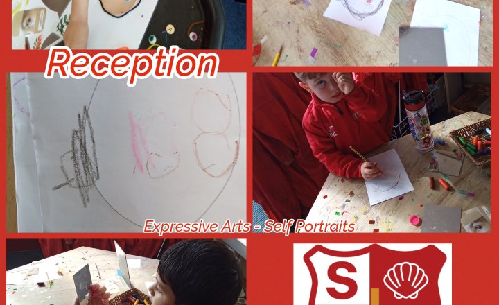 Image of Reception - Expressive Arts - Self Portraits 