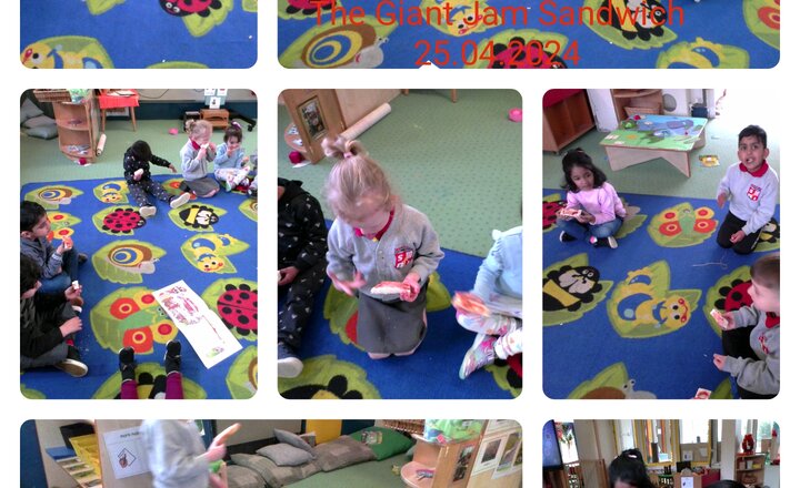 Image of Pre-school-Literacy-The Giant Jam Sandwich