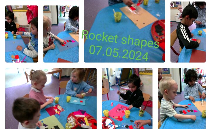 Image of Pre-School- Maths-Rocket Shapes