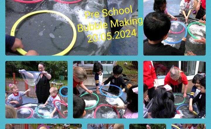 Image of Pre School- Physical Development- Making Bubbles