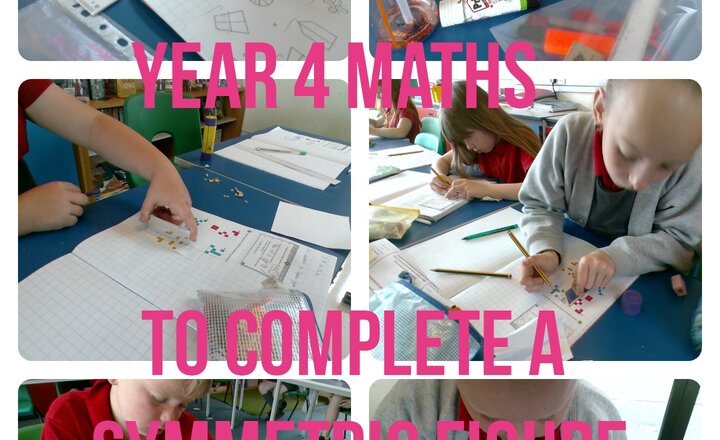 Image of Year 4 Maths Completing a Symmetric Figure