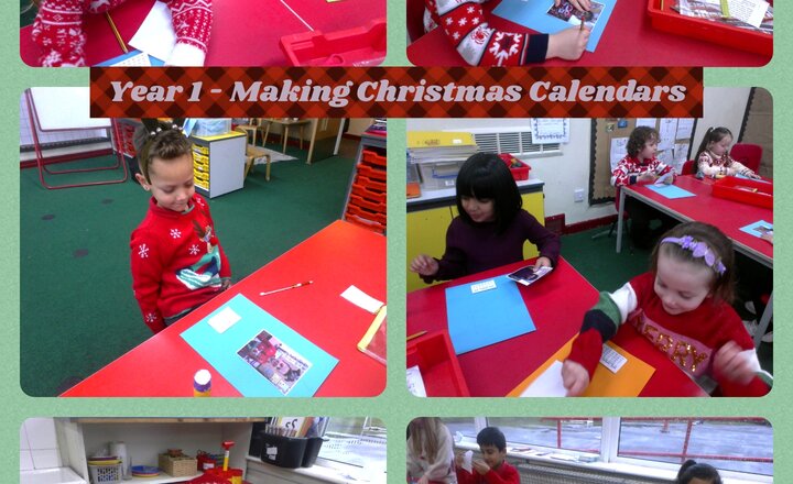 Image of Year 1 - Making Christmas Calendars