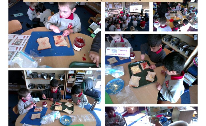 Image of Reception - Maths - Making A Jam Sandwich.