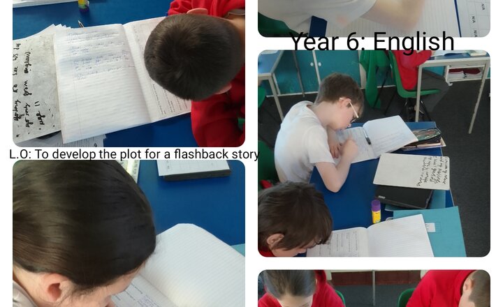 Image of Year 6: English - Flashback Narrative.