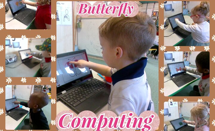Image of Pre School - Computing - To Paint A Butterfly