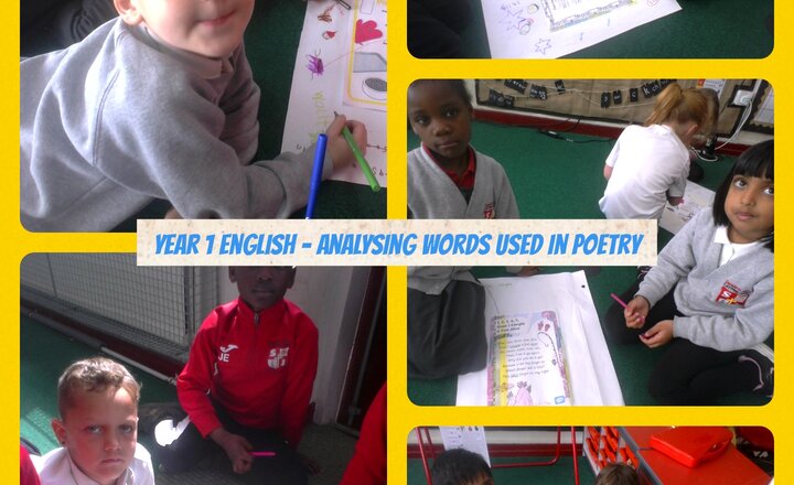 Image of Year 1 - English - Analysing Vocabulary Used In Poetry