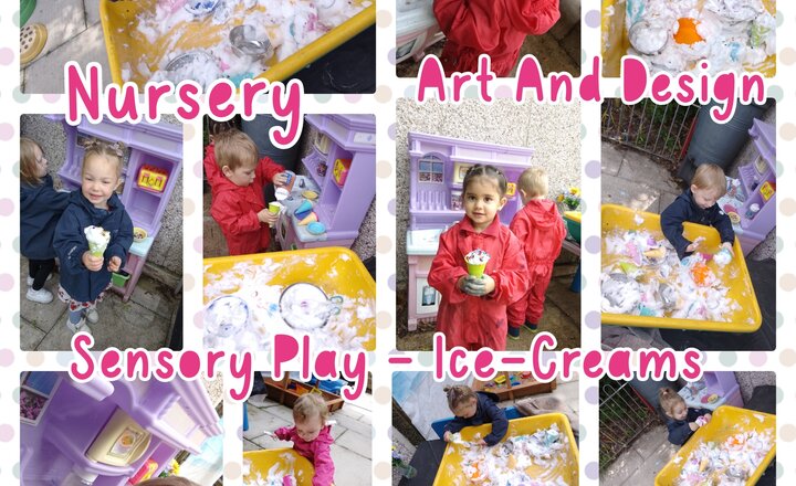 Image of Nursery - Art And Design - Sensory Play Ice-Creams