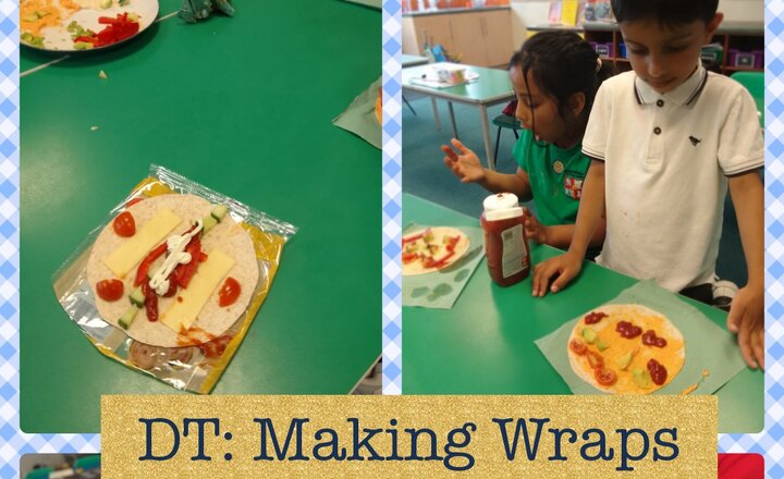 Image of Year 2 DT Making Wraps