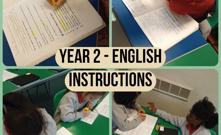 Image of Year 2 - English - Instructions