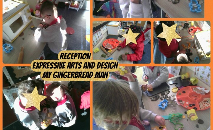 Image of Reception- Expressive Arts and Design- My Gingerbread Man