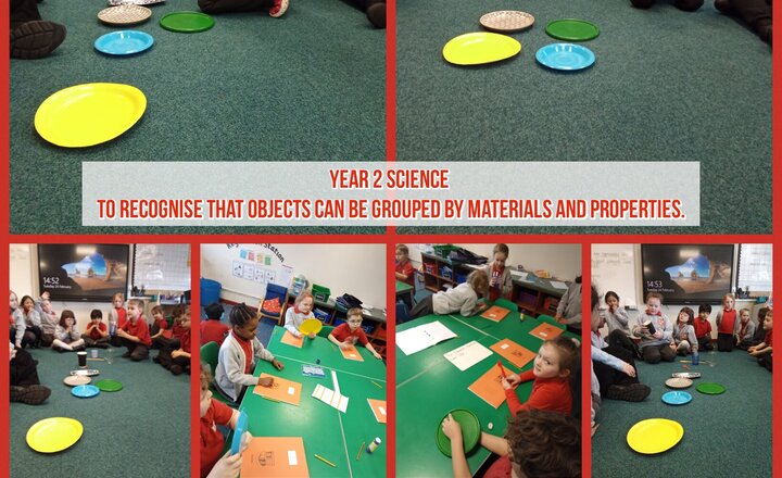 Image of Year 2 Science: Grouping everyday materials based on properties and functions.