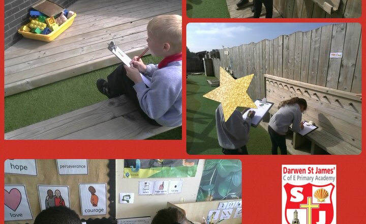 Image of Reception- Literacy- Evil Pea Tricky Word Hunt