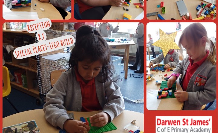 Image of Reception - R.E - Special Places with Lego