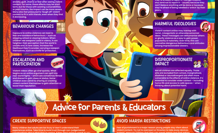 Image of Online Safety - Violent Content Online 