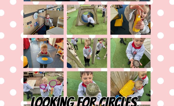 Image of Reception Class - Art and Design - What Can I See? Finding Circles