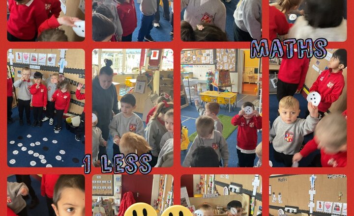 Image of Reception - Maths - 1 Less