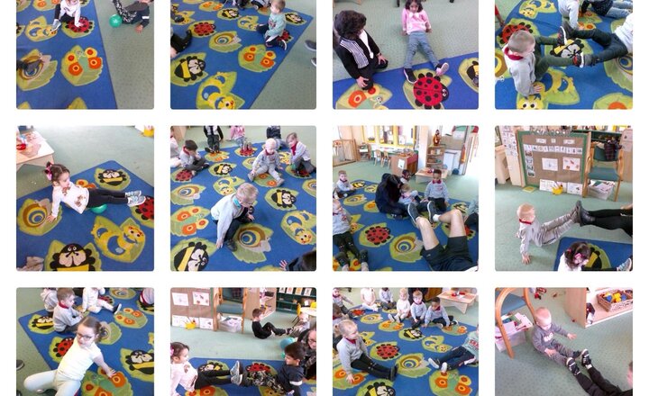 Image of Nursery - PE - Balancing on a Ball