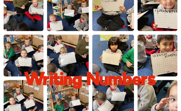 Image of Reception Class - Maths - Writing Numbers