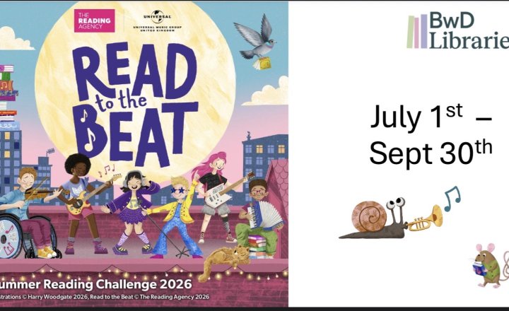 Image of Get ready to Read to the Beat at Blackburn with Darwen Libraries this summer. 