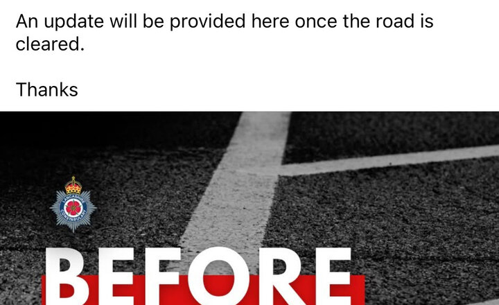 Image of Local road closure!